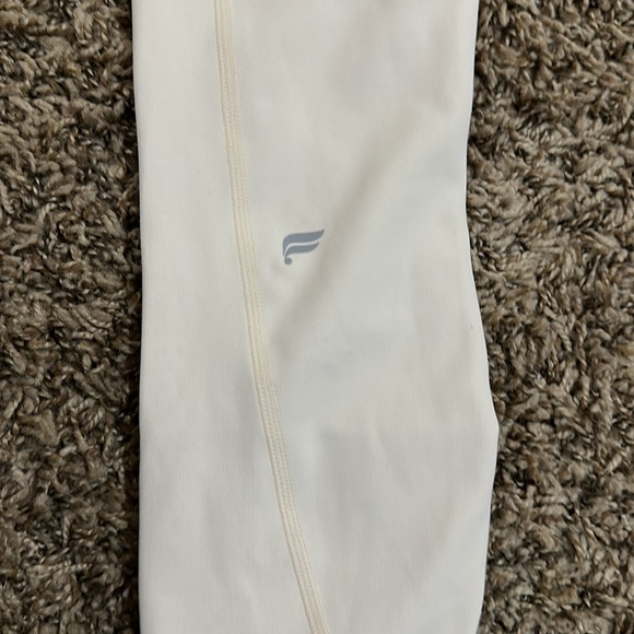 NWT Fabletics Oasis Pure Luxe 7/8 High-Waisted Legging in Oats - Picture 6 of 7